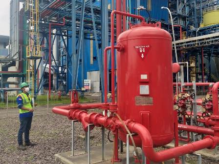 Refilling Foam System dan Bladder Tank di PLN Bandar Lampung